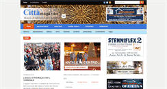 Desktop Screenshot of cittamagazine.com
